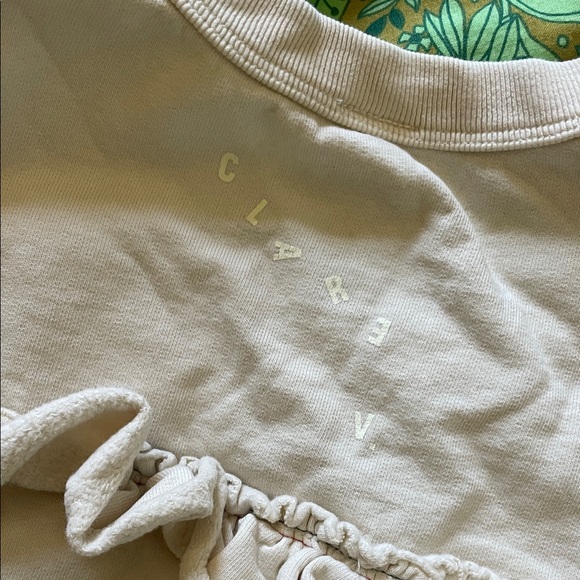 Chic Ivory Ruffle Blouse - Picture 2 of 5